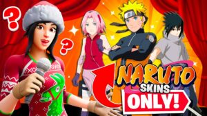 the *NARUTO THEMED* Fortnite Fashion Show...