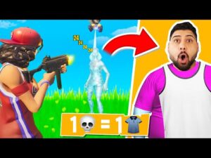 1 KILL = 1 T-SHIRT anziehen in Fortnite! 🥵
