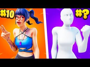 10 NEJVÍC TRYHARD SKINU | Ve Fortnite
