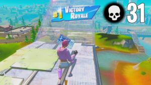 31 Elimination Solo Vs Squads Win Gameplay Full Game Season 8 (Fortnite PC Controller)