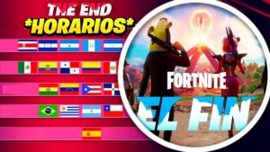 ¿A QUE HORA ES EL *EVENTO FINAL* de FORTNITE TEMPORADA 8? 😱⏰ HORARIOS EVENTO EL FIN de FORTNITE