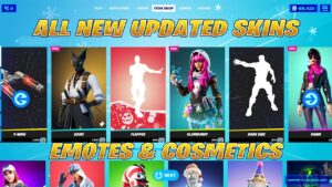 All NEW Updated Skins, Emotes & Cosmetics! Fortnite Item Shop Preview