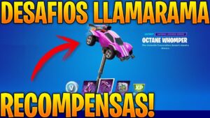 COMO COMPLETAR TODOS LOS DESAFÍOS DE LLAMA RAMA Y CONSEGUIR RECOMPENSAS DE ROCKET LEAGUE EN FORTNITE