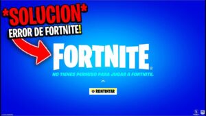 *Cómo* SOLUCIONAR el ERROR de que FORTNITE NO TE DEJA ENTRAR ❓¿BAN?👍 COMO ENTRAR RAPIDO a FORTNITE