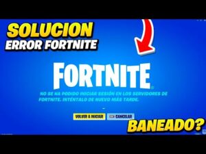 Cómo SOLUCIONAR el ERROR de que FORTNITE NO TE DEJA ENTRAR ❓✔️ COMO ENTRAR RAPIDO a FORTNITE 🔥