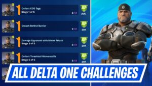 Complete Delta-One Quests Fortnite - All Delta One Quests Challenges (Gear of War) in Fortnite