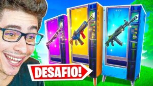 DESAFIO SÓ VALE ITENS DA MÁQUINA DE VENDA NO FORTNITE!!