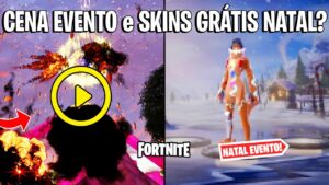 FORTNITE - CENA BOMBAS EVENTO e SKINS GRÁTIS EVENTO NATAL 2021?