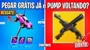 FORTNITE - DESAFIOS ROCKET LEAGUE, RECOMPENSAS GRÁTIS e DATA EVENTO DE NATAL!