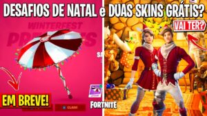 FORTNITE - EVENTO DE NATAL, NOVOS DESAFIOS e GANHAR SKINS GRÁTIS?
