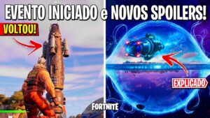 FORTNITE - FOGUETE NO MAPA, MINI EVENTO AO VIVO e VAZOU ÁUDIO DO EVENTO!