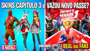 FORTNITE - GANHAR RECOMPENSA GRÁTIS, NOVA ATUALIZAÇÃO e NOVAS SKINS DE NATAL