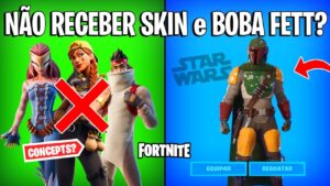 FORTNITE - POLÊMICA NÃO RECEBER SKIN e BOBA FETT SKIN AMANHÃ?