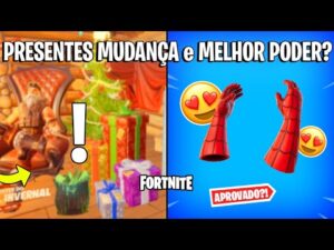 FORTNITE - PRESENTES MUDANÇA e MELHOR PODER MÍTICO?