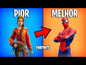 FORTNITE - RANK DA PIOR ATÉ A MELHOR SKIN PASSE DE BATALHA CAPÍTULO 3!