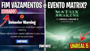 FORTNITE - TEMA CAPÍTULO 3, FIM DOS VAZAMENTOS e JOGO CANCELADO