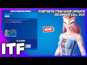 Fortnite Item Shop *NEW* NALIA + FRIGID FOREGOER SET! [December 23rd, 2021] (Fortnite Battle Royale)