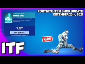 Fortnite Item Shop TWO *NEW* EMOTES! [December 25th, 2021] (Fortnite Battle Royale)