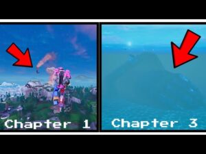 Fortnite - The Chapter 1 singularity’s robot arm is found on the chapter 3 map! (SEASON 1) Showcase