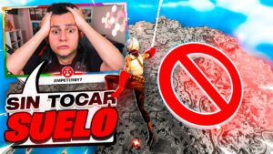 Fortnite pero NO PUEDO TOCAR EL SUELO PARA GANAR.