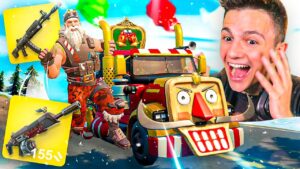 Fortnite pero SOLO PUEDO USAR LOOT DE PAPÁ NOEL PARA GANAR.