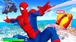 GAGNER avec les GANTS MYTHIQUE de SPIDERMAN sur FORTNITE