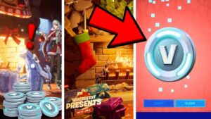 HIDDEN WINTERFEST FREE V-BUCKS in Fortnite Chapter 3!