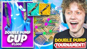 I Hosted a DOUBLE PUMP Tournament for $100 in Fortnite... (it's back)