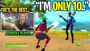 I met the best 10 YEAR OLD CONSOLE player in Fortnite... (best console pro)