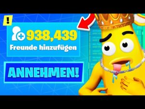 Ich nehme ALLE FREUNDSCHAFTSANFRAGEN in Fortnite vor KAPITEL 3 an... 😰😱(eskaliert)