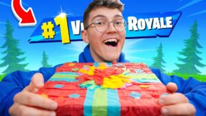 Il me DONNE un CADEAU de NOËL si je GAGNE sur FORTNITE