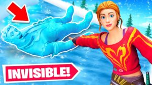 Je deviens INVISIBLE sur FORTNITE Battle Royale