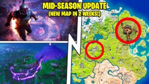 NEW MAP REVEAL (3 Volcanoes, Tilted Towers, Mystery POI, Fortnite Event!)