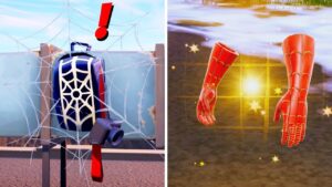 NUEVO LANZA TELARAÑAS MÍTICO en FORTNITE CAPÍTULO 3 😱 UBICACIONES del LANZA TELARAÑAS de SPIDERMAN 🔥