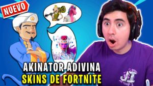 PODRÁ AKINATOR ADIVINAR ESTAS SKINS de FORTNITE ?? Parte 5 - JorgeIsaac115
