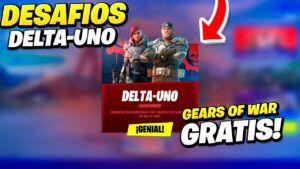 RECOMPENSA de GEARS OF WAR *GRATIS* para TODOS en FORTNITE 🎁😱 COMO COMPLETAR DESAFIOS DE DELTA-UNO