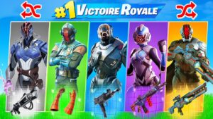 SKIN les SEPTS ALEATOIRE CHALLENGE pour TOP1 ! Fortnite Chapitre 3