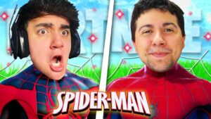 Somos SPIDERMANS en FORTNITE 😎🕸ft:Roier