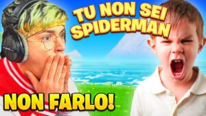 TORNA il BIMBO CREDULONE che PENSAVA FOSSI SPIDERMAN E....😨 (Fortnite)