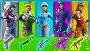 The *RANDOM* Christmas Skin Challenge in Fortnite!