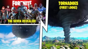 The WEATHER UPDATE (Tornado & Lightning Gameplay, The Seven, Fortnite)