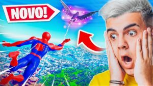 VOEI NO CORVO COM O PODER DO HOMEM ARANHA? VERDADE OU MENTIRA FORTNITE