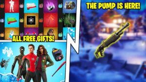 WINTERFEST IS HERE (Pump Shotgun, CHEAT SHEET, Fortnite Free Gifts!)