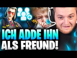 😭😨10 JÄHRIGER WEINT vor FREUDE! Er kann es nicht FASSEN in FORTNITE Random TRIOS