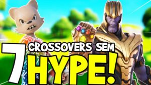 7 CROSSOVERS QUE MENOS TIVERAM HYPE DO FORTNITE PT.2!