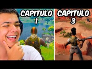 A EVOLUÇÃO do FORTNITE! (2017 - 2022) Capítulo 3 do Fortnite!