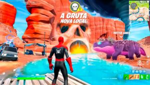 A GRUTA ESTÁ DE VOLTA na ATUALIZAÇÃO 19.10 do Fortnite (Convert canyon e torres tortas)