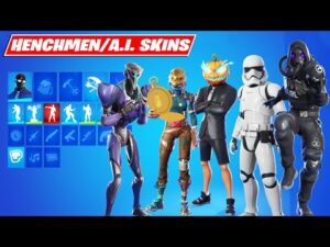 All Henchmen/A.I. Skins Showcase! Fortnite