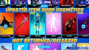 All Updated Item Shop Skins, Emotes & Cosmetics not Returned! Fortnite