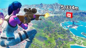 Celui qui RENTRE ce TRICKSHOT IMPOSSIBLE gagne 10000 V-BUCKS sur Fortnite...